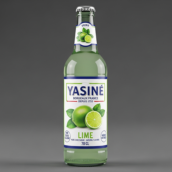 檸檬氣泡飲 標籤貼紙