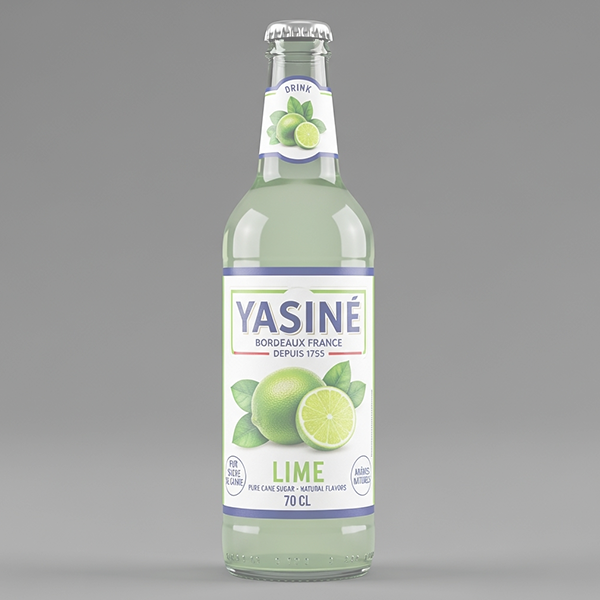 檸檬氣泡飲 標籤貼紙