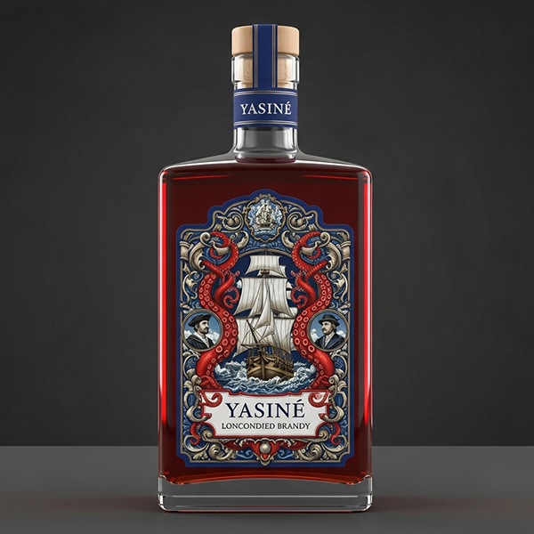 白蘭地 標籤貼紙